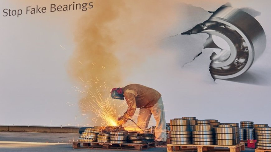 Schaeffler destruye 8,5 toneladas de rodamientos falsificados